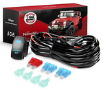 led light Bar/Whip rocker switch with harness