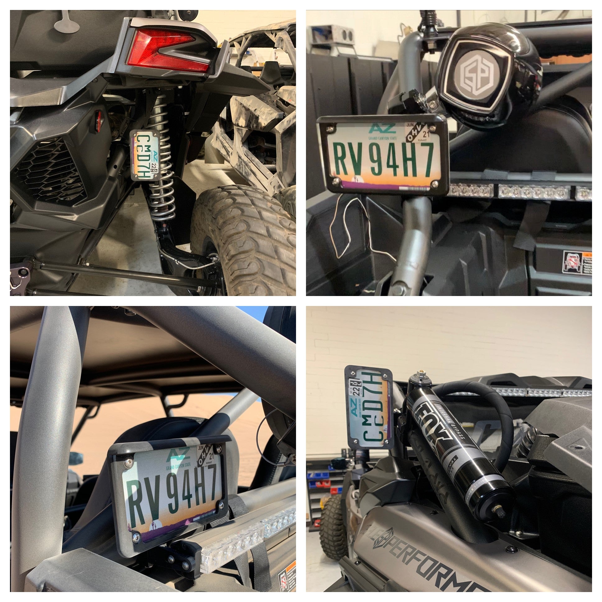 Universal Lighted License Plate holder
